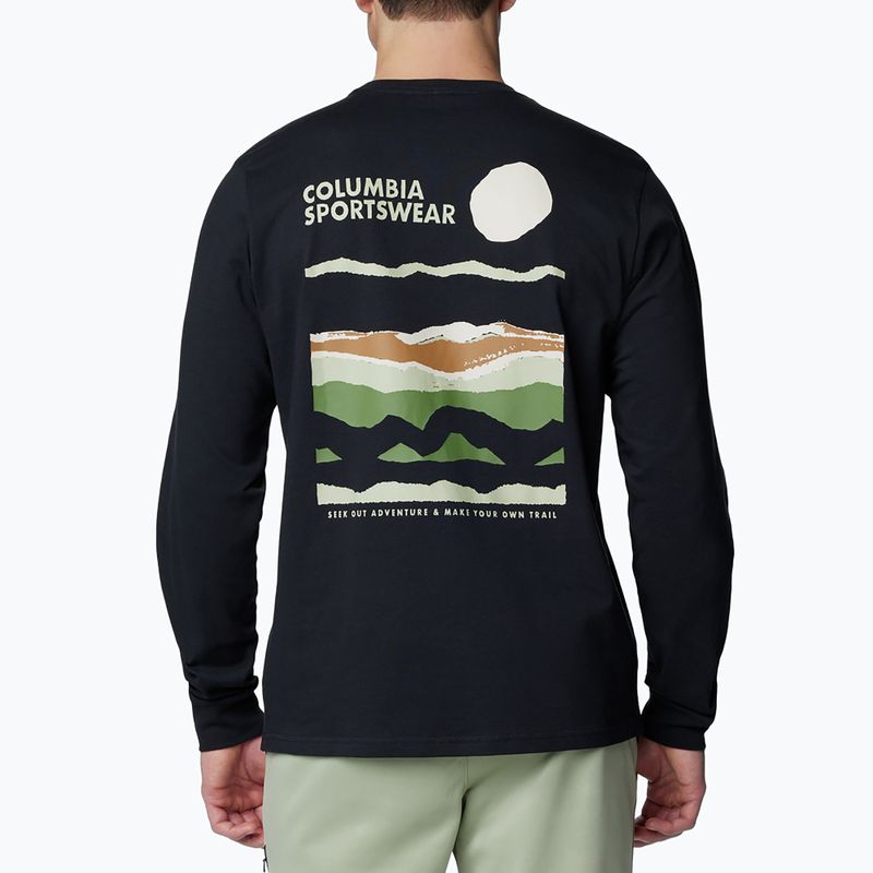 Bluză pentru bărbați Columbia Explorers Canyon black/branded blanket 2