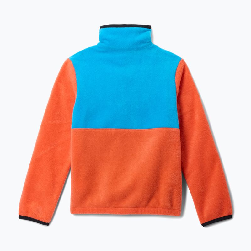 Bluză pentru copii Columbia Back Bowl II Full Zip zing/compass blue/black 2