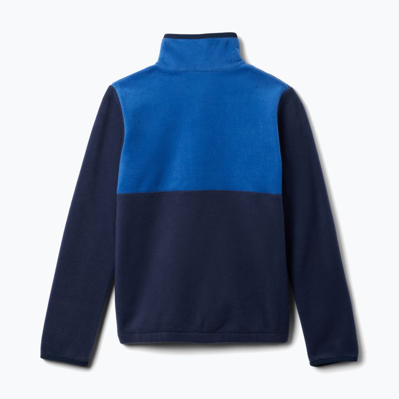 Bluză pentru copii Columbia Back Bowl II Full Zip collegiate navy/mountain blue 2