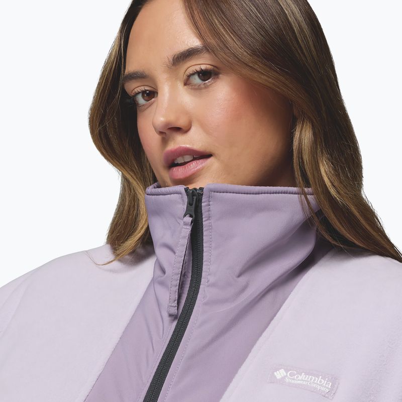Bluză pentru femei Columbia Sequoia Grove Full Zip lavender pearl/shale purple 6