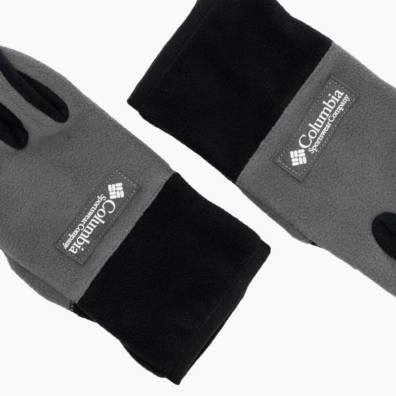 Mănuși de trekking pentru bărbați Columbia Sequoia Grove city grey/black 5