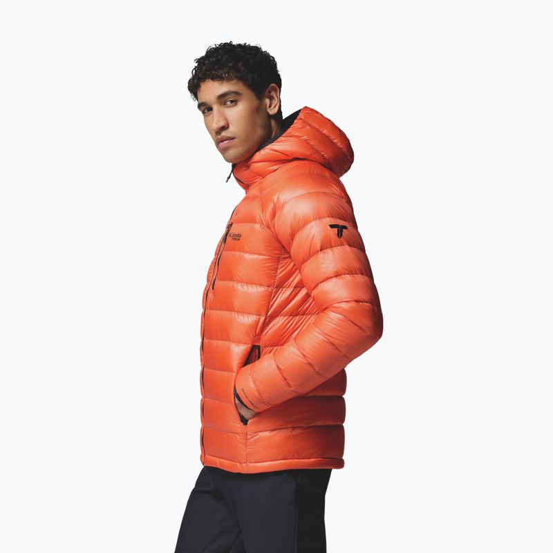 Geacă cu puf pentru bărbați Columbia Arctic Crest Down Hooded zing 4