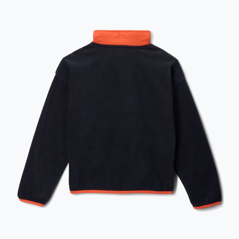 Bluză pentru copii Columbia Sequoia Grove Half Zip Fleece black/zing 2