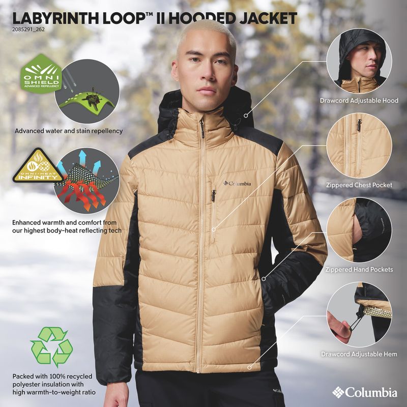 Geacă pentru bărbați Columbia Labyrinth Loop II Hooded 11