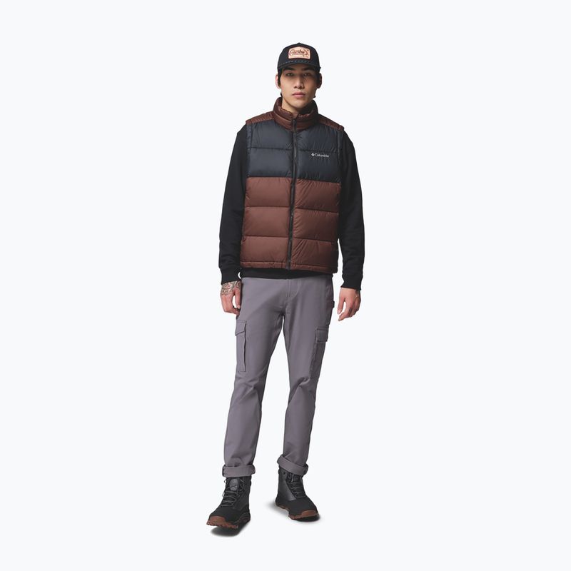 Vestă pentru bărbați Columbia Pike Lake II tobacco/black 2