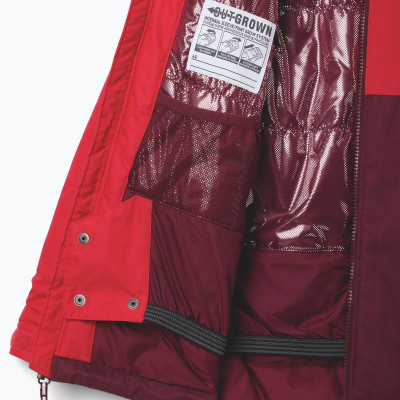 Geacă de schi pentru copii Columbia Alpine Action III Rich Wine melange/mountain red 3