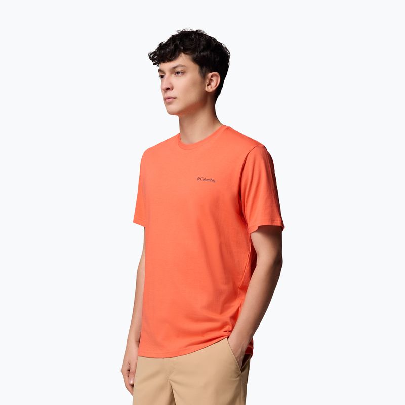 Tricou de trekking pentru bărbați Columbia North Cascades zing/csc box logo 4