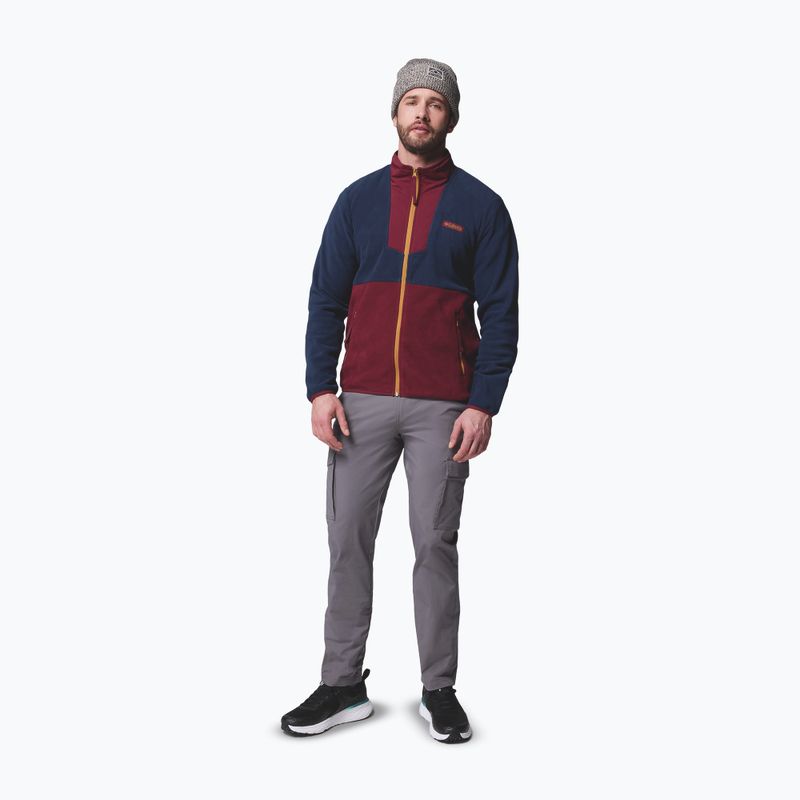Bluză pentru bărbațoi Columbia Sequoia Grove FZ Fleece rich wine/collegiate navy 2