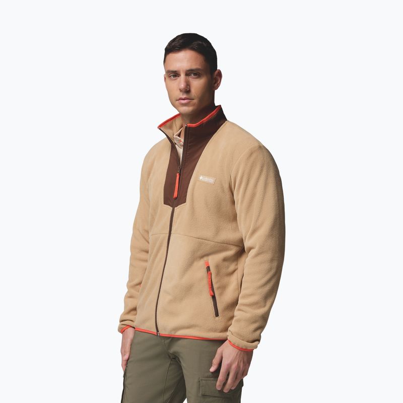 Bluză pentru bărbați Columbia Sequoia Grove FZ Fleece canoe/tobacco 4