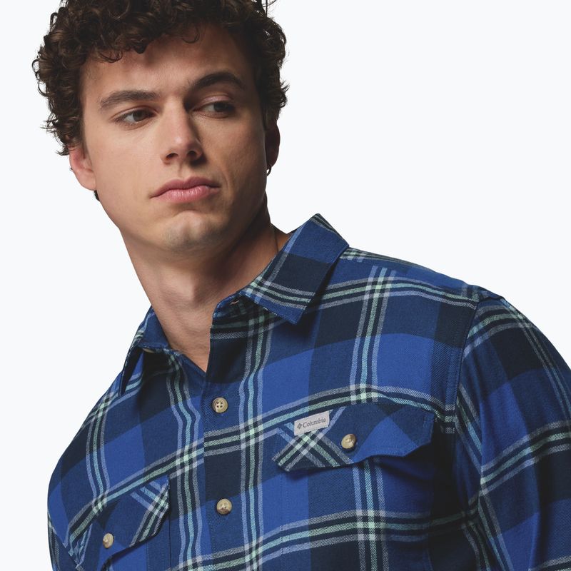 Cămașă pentru bărbați Columbia Flare Gun Stretch Flannel mtn blue trails edge plaid 6