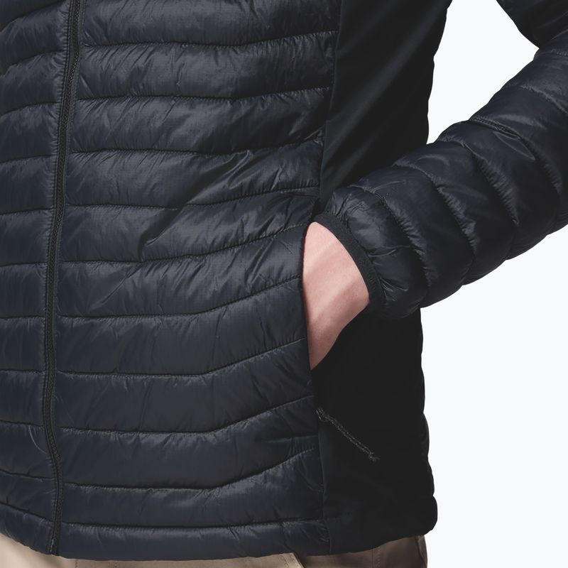 Geacă hibrid pentru bărbați Columbia Powder Pass Hybrid neagră 7