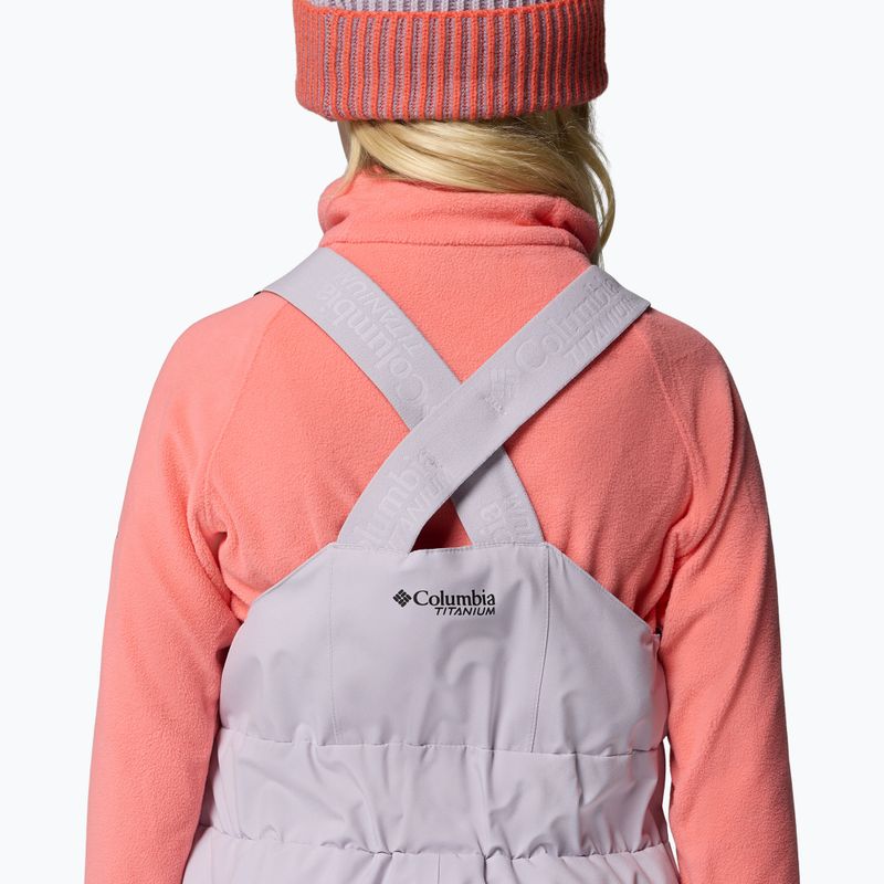 Pantaloni de schi pentru copii Columbia Holcomb Grove Bib lavender pearl 7