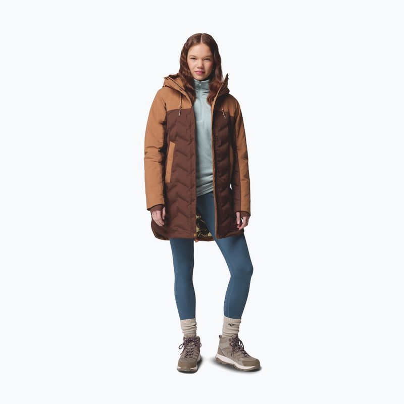 Palton cu puf pentru femei Columbia Mountain Croo III Mid Down tobacco/camel brown 2