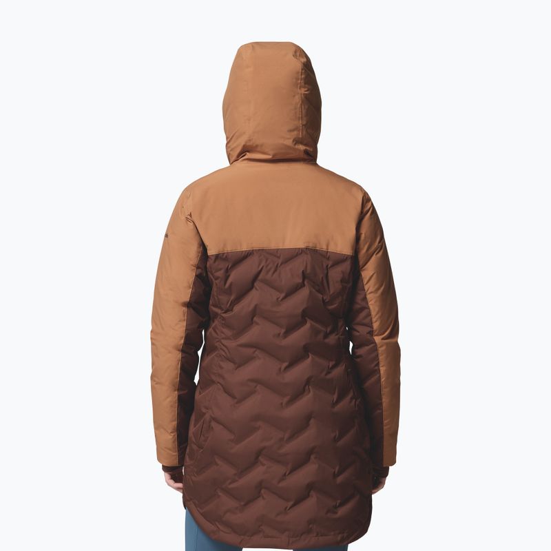 Palton cu puf pentru femei Columbia Mountain Croo III Mid Down tobacco/camel brown 3
