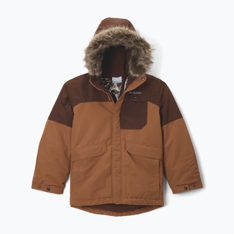 Geacă izolată pentru copii Columbia Nordic Strider II camel brown/tobacco 8