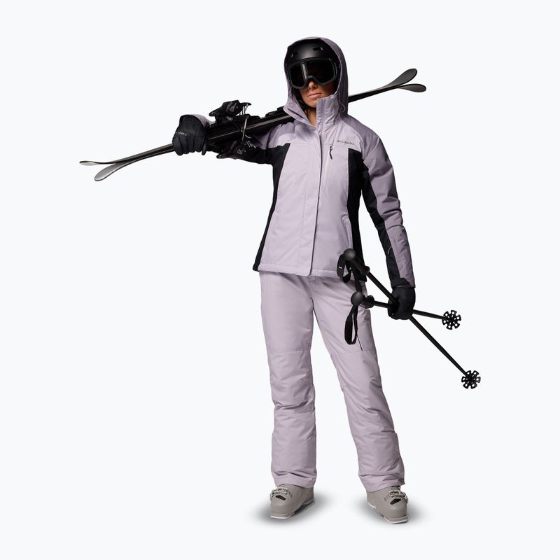Pantaloni de schi pentru femei Columbia Shafer Canyon II Insulated lavender pearl 2