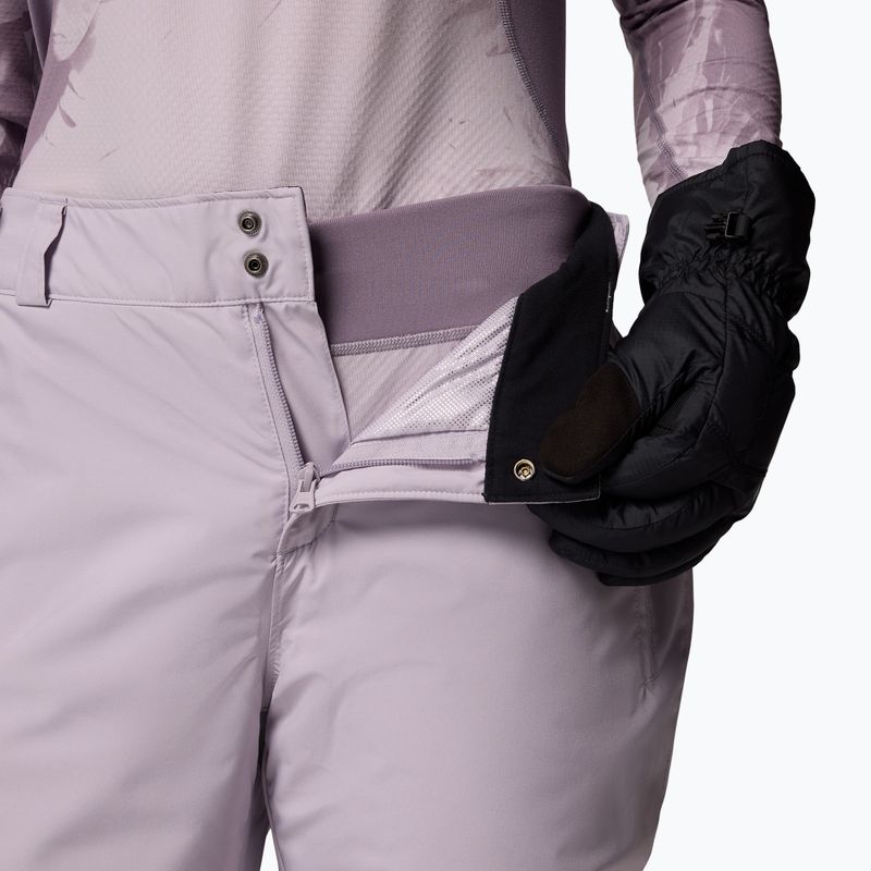 Pantaloni de schi pentru femei Columbia Shafer Canyon II Insulated lavender pearl 8