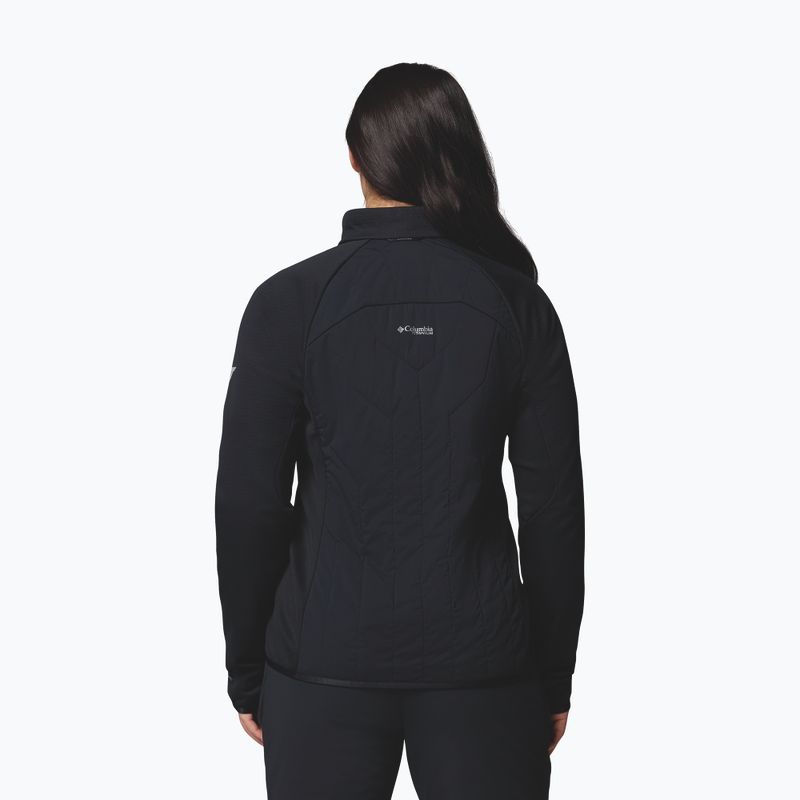 Geacă hibrid pentru femei Columbia Arctic Crest Hybrid Full Zip black 3