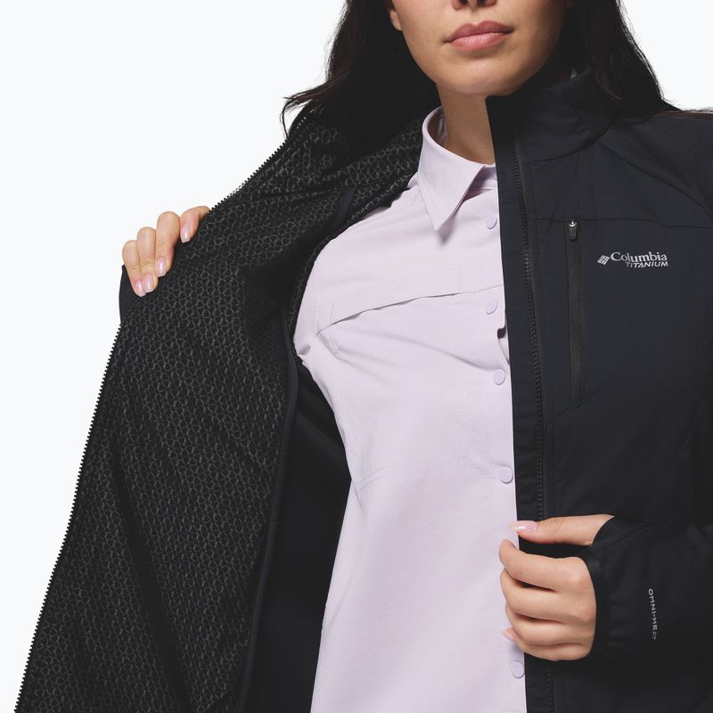 Geacă hibrid pentru femei Columbia Arctic Crest Hybrid Full Zip black 6