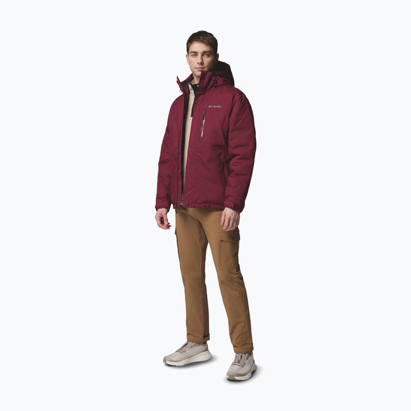 Geacă pentru bărbați Columbia Oak Harbor II Insulated rich wine 2