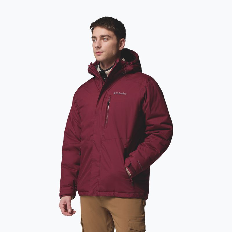 Geacă pentru bărbați Columbia Oak Harbor II Insulated rich wine 4