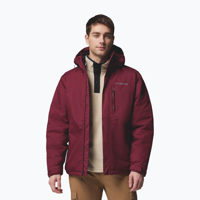 Geacă pentru bărbați Columbia Oak Harbor II Insulated rich wine 5