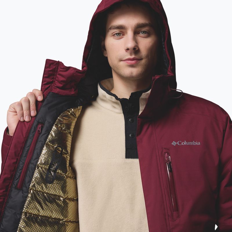 Geacă pentru bărbați Columbia Oak Harbor II Insulated rich wine 8