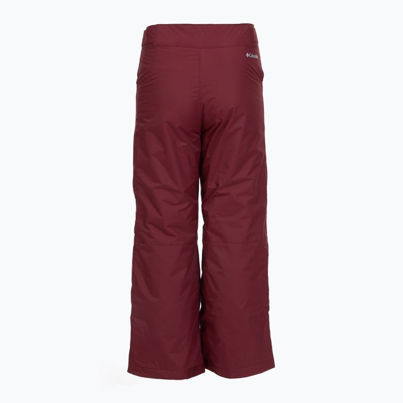 Pantaloni de schi pentru copii Columbia Starchaser Peak III rich wine 2
