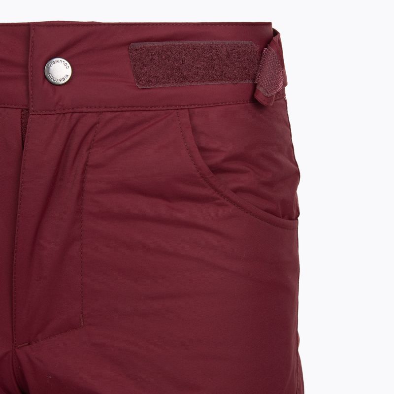 Pantaloni de schi pentru copii Columbia Starchaser Peak III rich wine 3