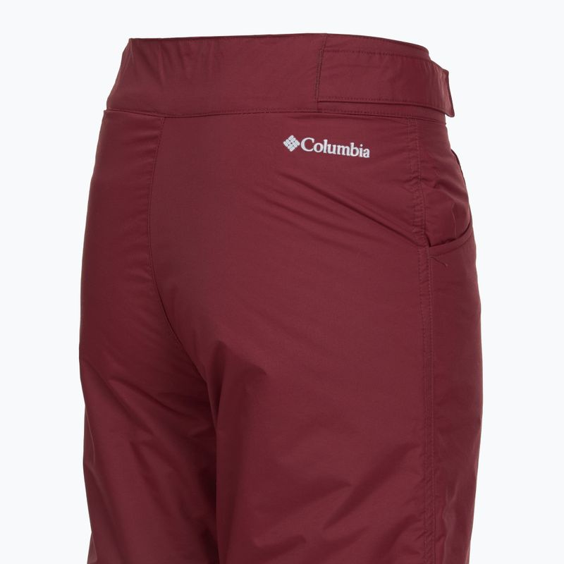Pantaloni de schi pentru copii Columbia Starchaser Peak III rich wine 4