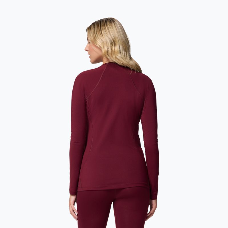 Longsleeve de trekkingpentru femei Columbia Midweight Stretch rich wine 3