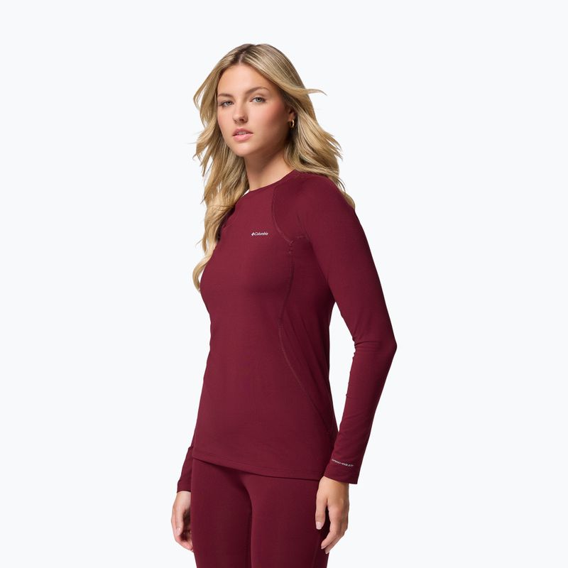 Longsleeve de trekkingpentru femei Columbia Midweight Stretch rich wine 4