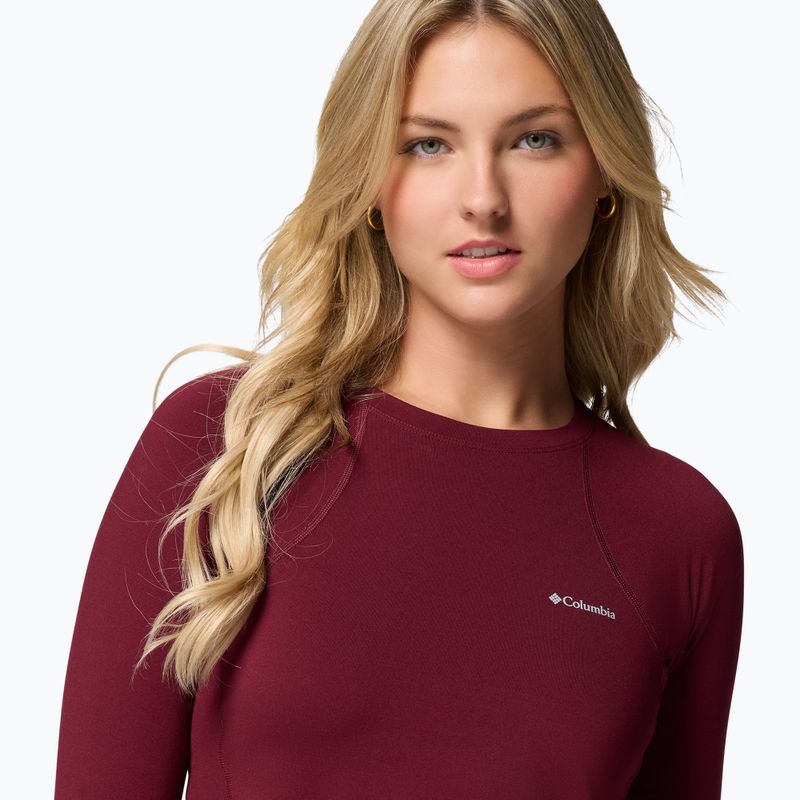 Longsleeve de trekkingpentru femei Columbia Midweight Stretch rich wine 5