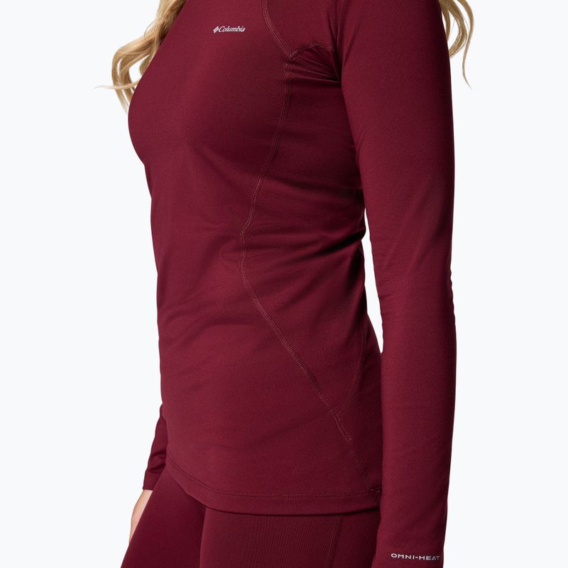 Longsleeve de trekkingpentru femei Columbia Midweight Stretch rich wine 6