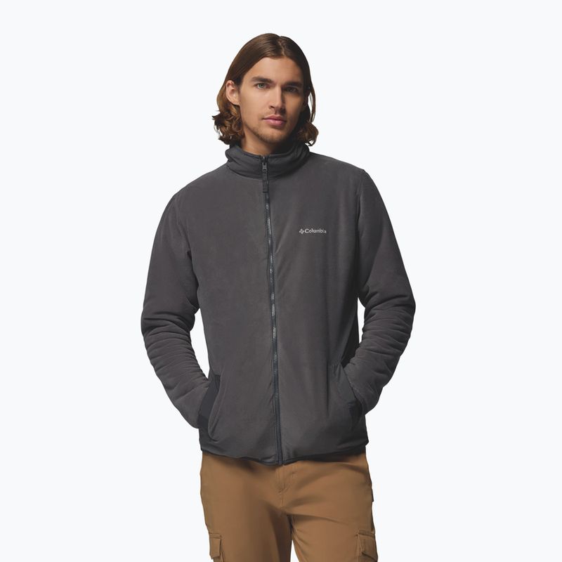 Bluză fleece pentru bărbați Columbia Winter Pass Reversible shark/peaked tonal 2