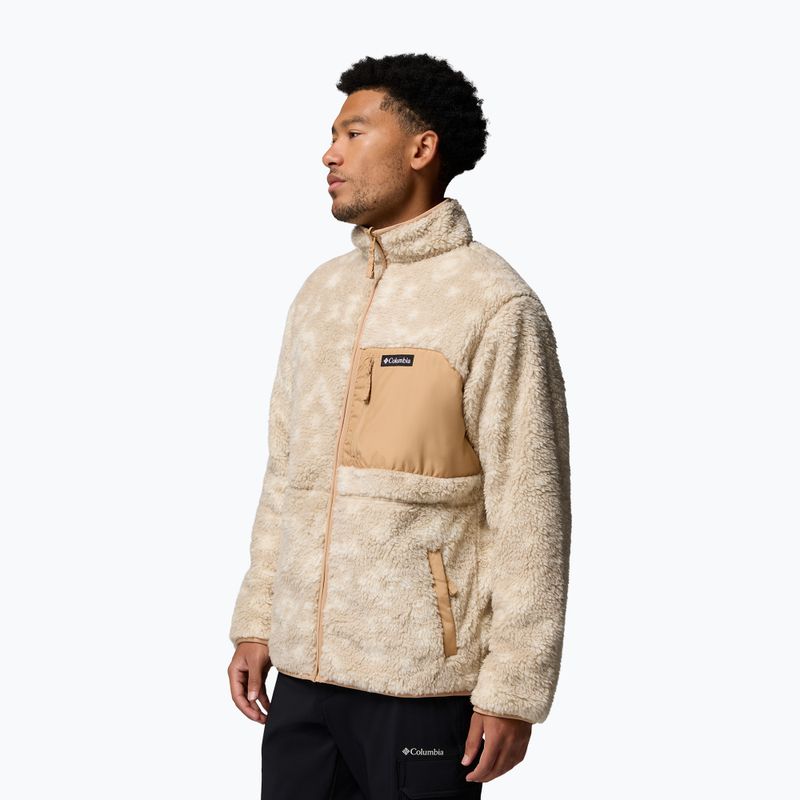 Bluză fleece pentru bărbați Columbia Winter Pass Reversible canoe/dark stone/peaked tonal 4