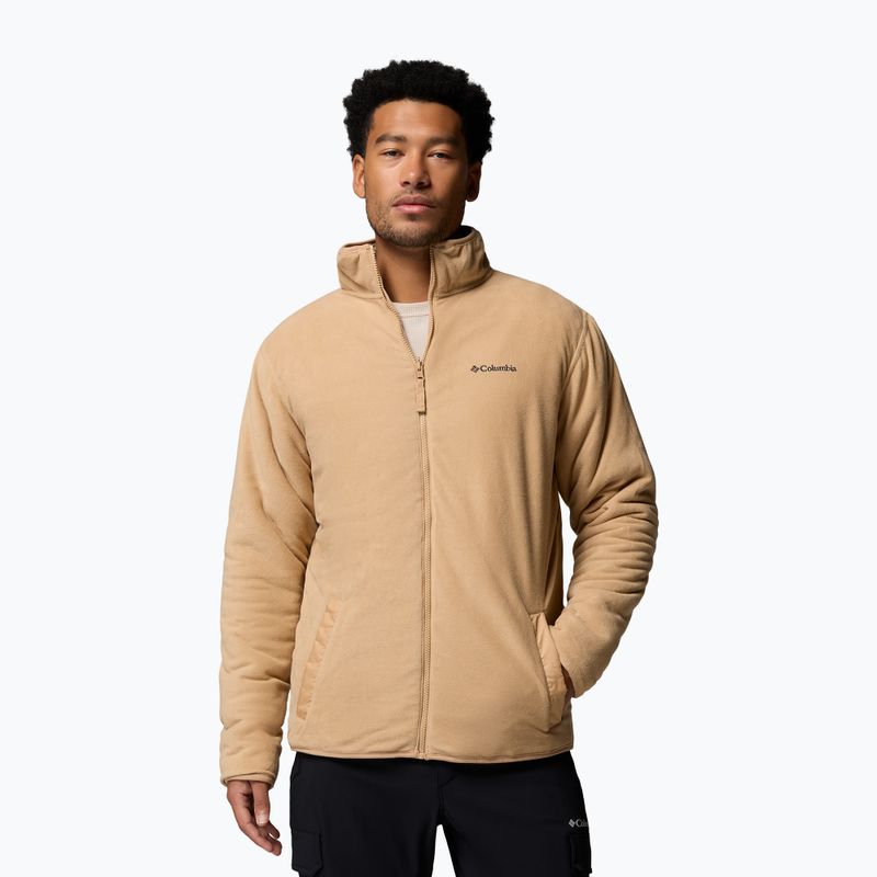 Bluză fleece pentru bărbați Columbia Winter Pass Reversible canoe/dark stone/peaked tonal 6