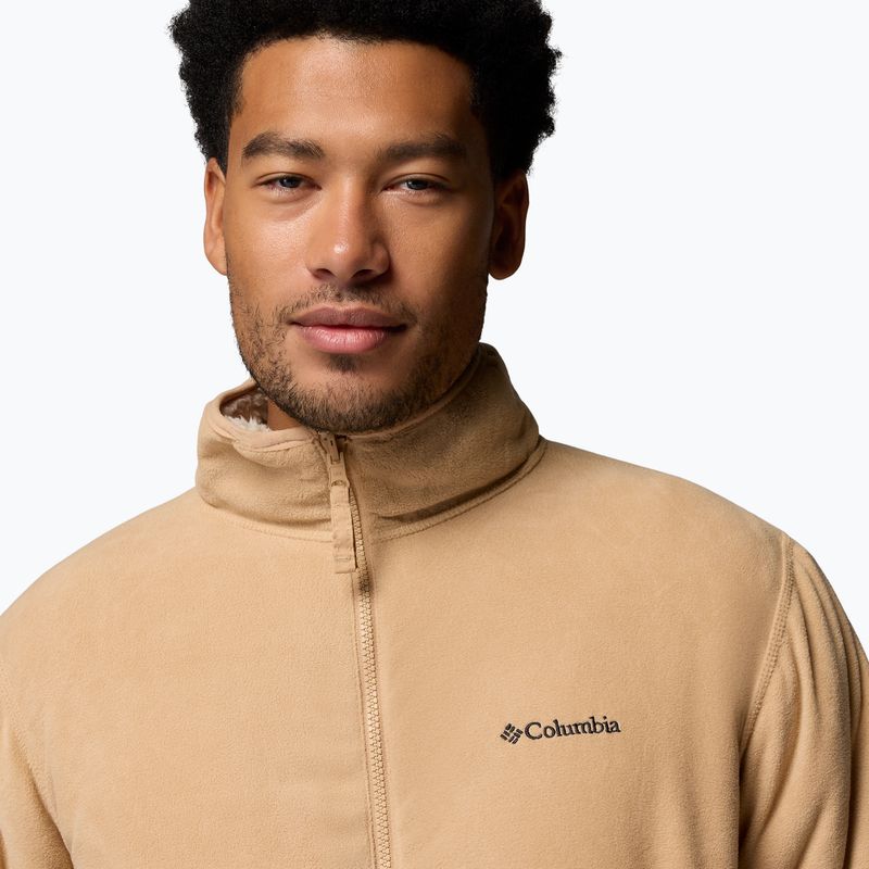Bluză fleece pentru bărbați Columbia Winter Pass Reversible canoe/dark stone/peaked tonal 9
