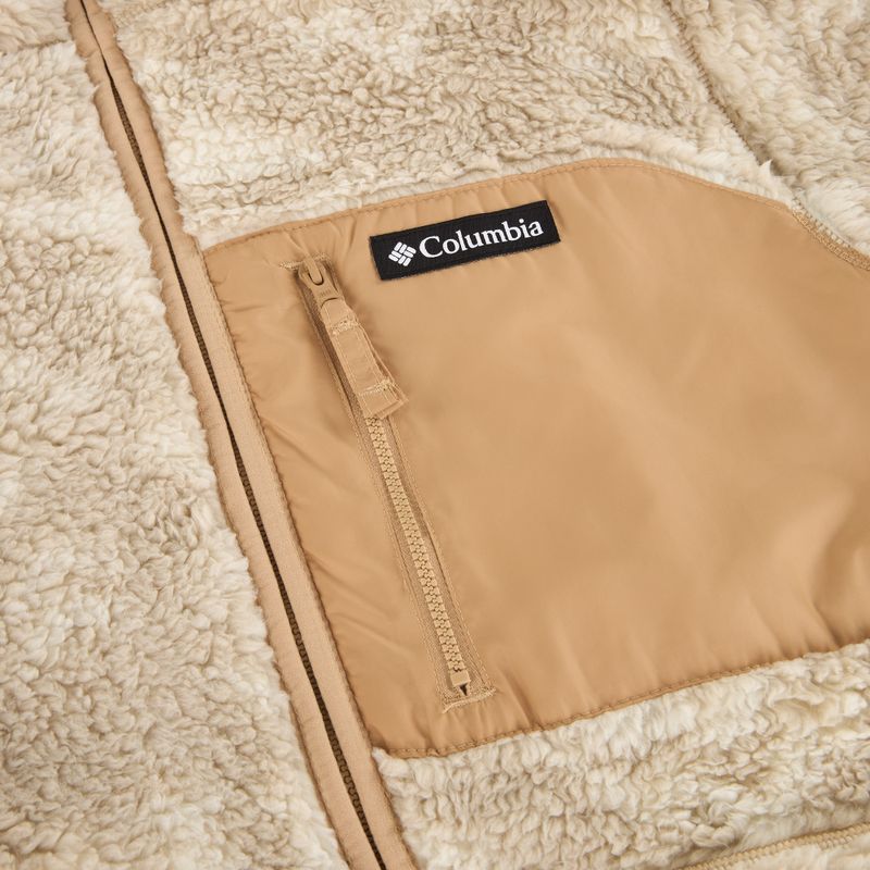 Bluză fleece pentru bărbați Columbia Winter Pass Reversible canoe/dark stone/peaked tonal 4