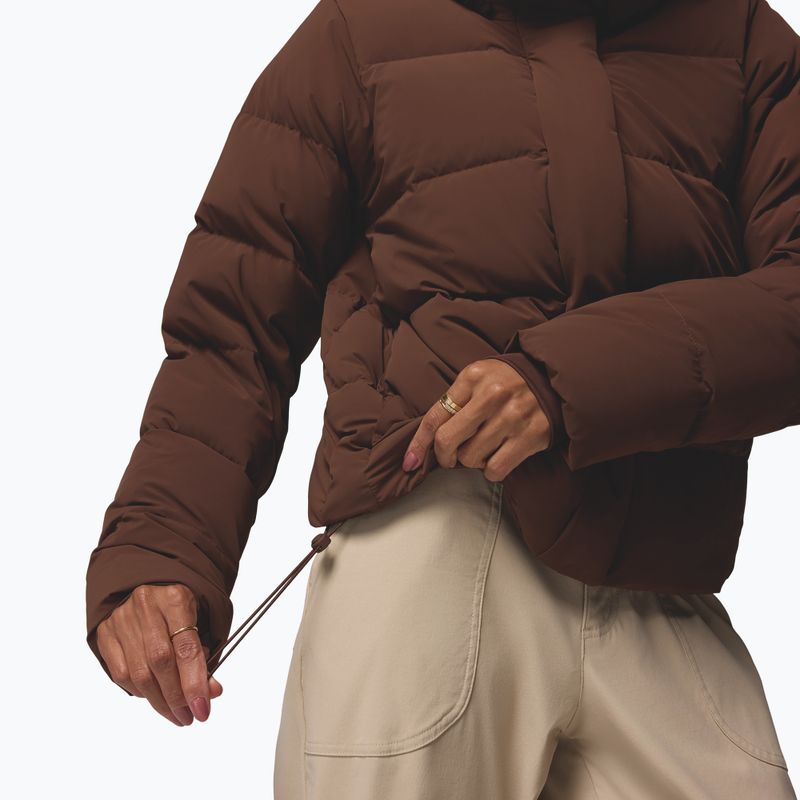 Geacă cu puf pentru femei Columbia Amaze Puff Hooded tobacco 11