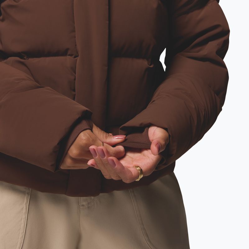 Geacă cu puf pentru femei Columbia Amaze Puff Hooded tobacco 12