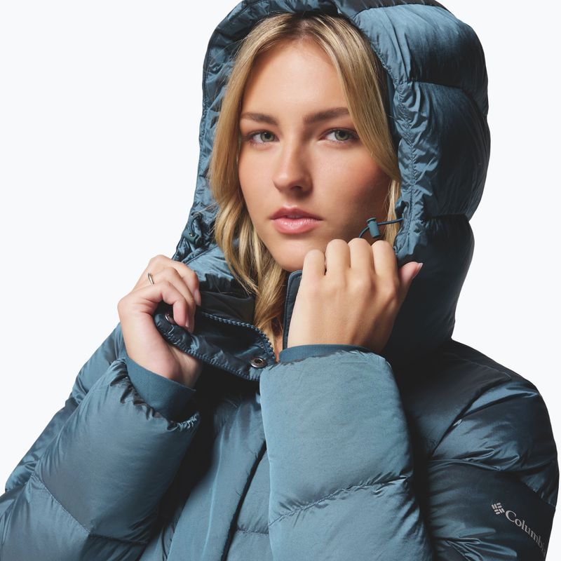 Geacă cu puf pentru femei Columbia Amaze Puff Hooded everblue high shine 6
