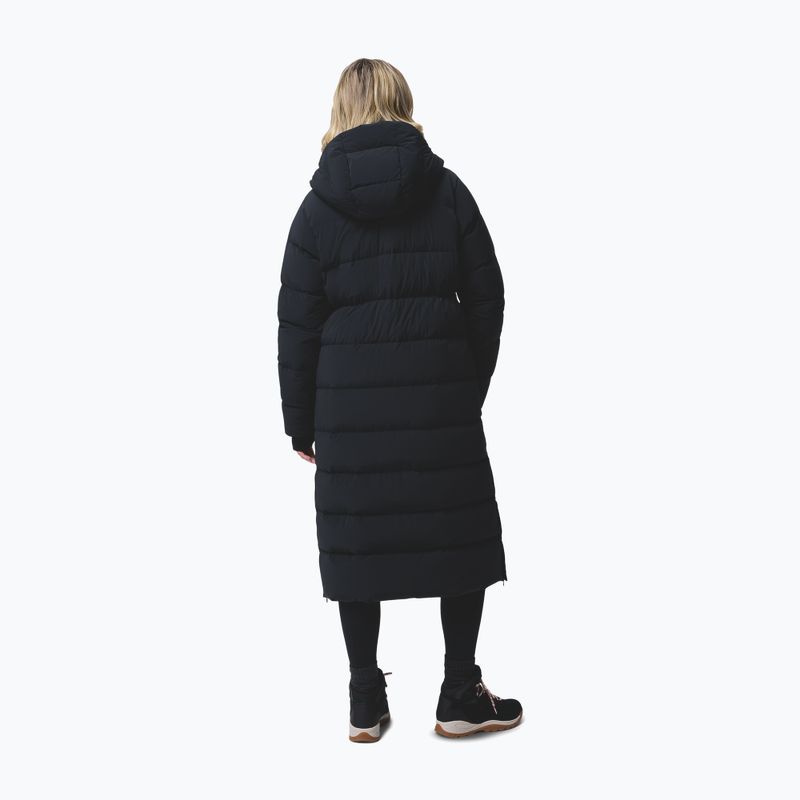 Palton fleece pentru femei Columbia Amaze Puff Long Hooded black 3