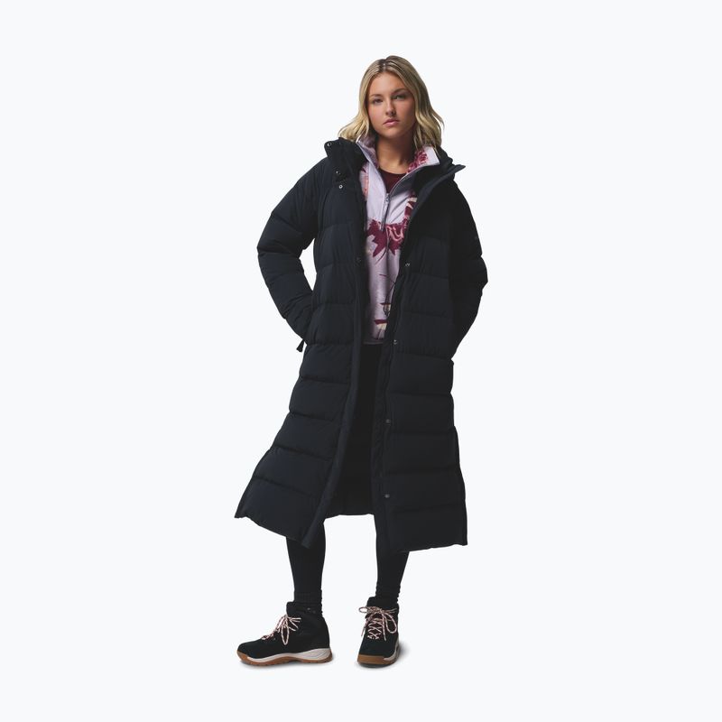 Palton fleece pentru femei Columbia Amaze Puff Long Hooded black 6
