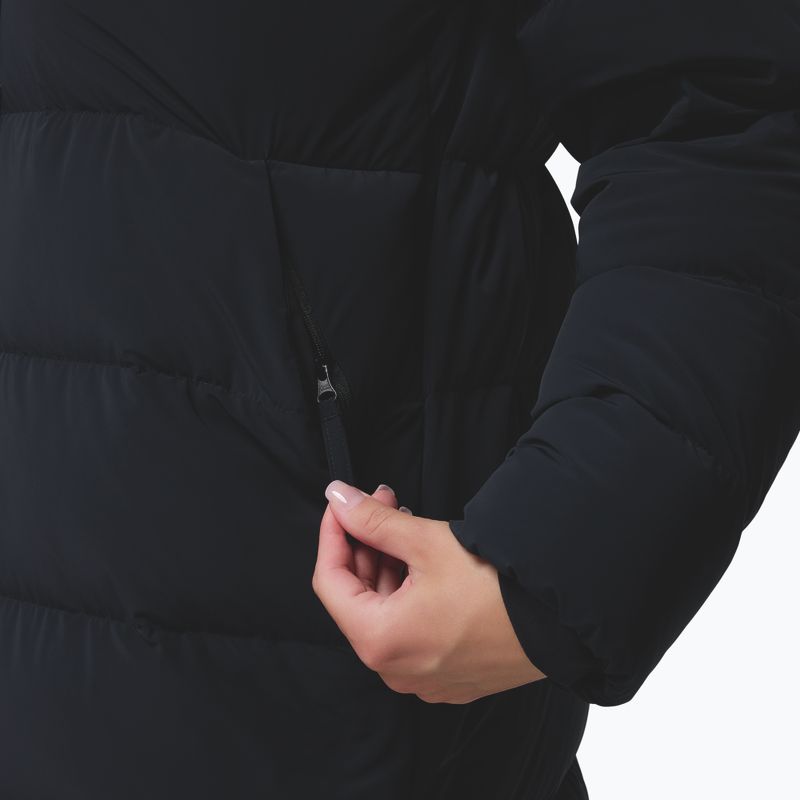 Palton fleece pentru femei Columbia Amaze Puff Long Hooded black 12