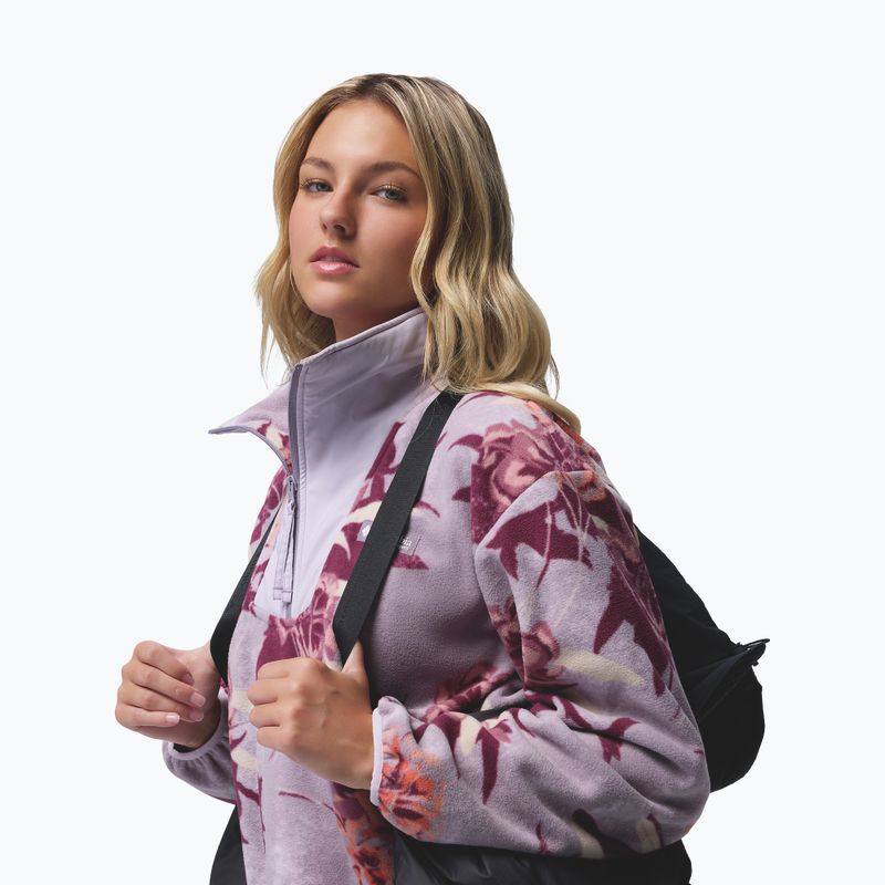 Palton fleece pentru femei Columbia Amaze Puff Long Hooded black 18