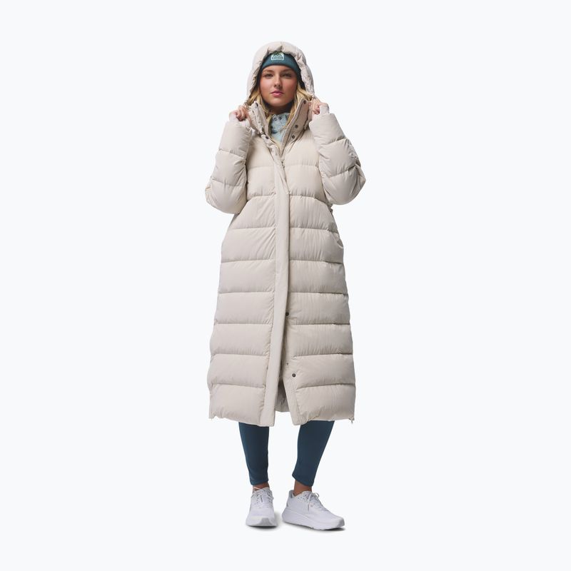 Palton fleece pentru femei Columbia Amaze Puff Long Hooded dark stone 4