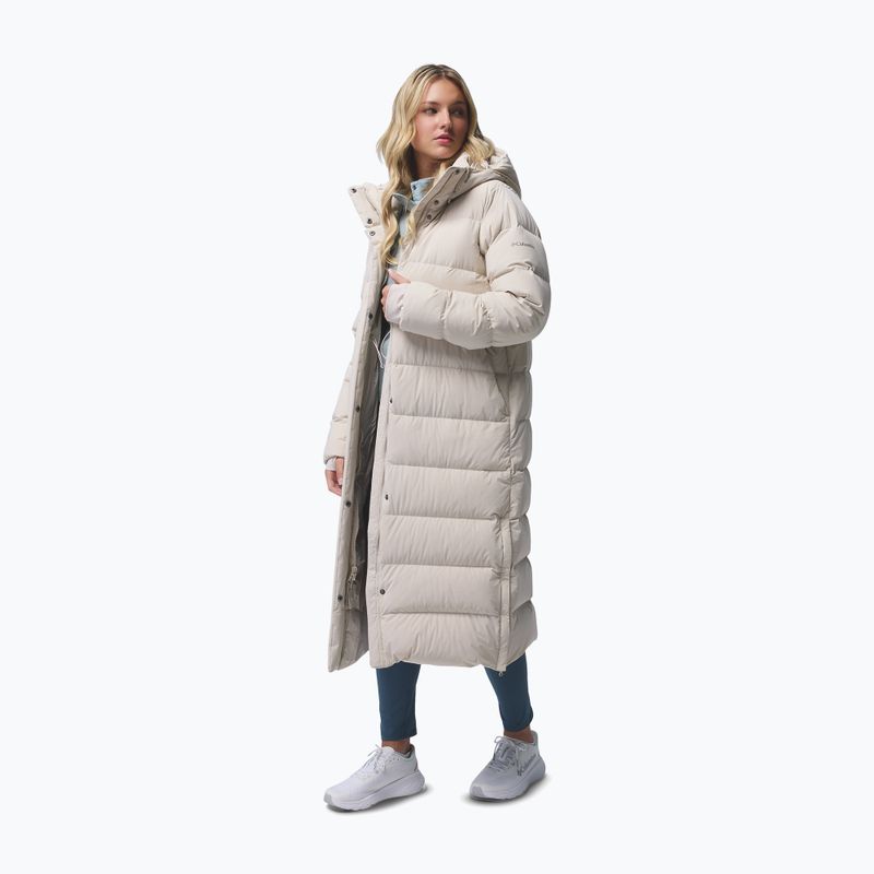 Palton fleece pentru femei Columbia Amaze Puff Long Hooded dark stone 6