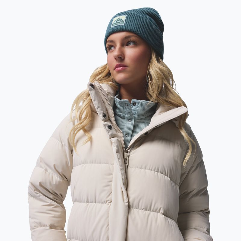 Palton fleece pentru femei Columbia Amaze Puff Long Hooded dark stone 10