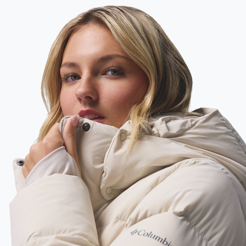 Palton fleece pentru femei Columbia Amaze Puff Long Hooded dark stone 12